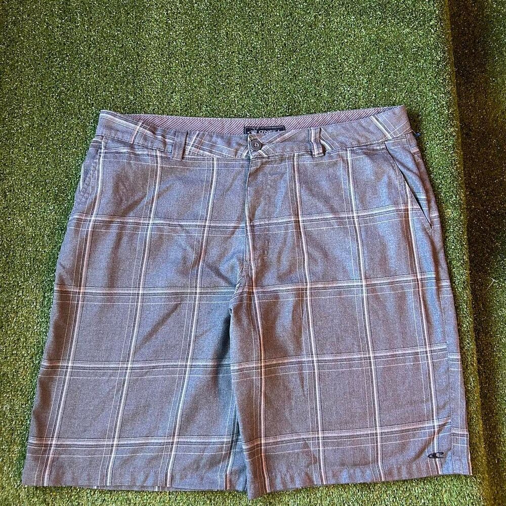 O-neill Men's Grey and Brown Shorts